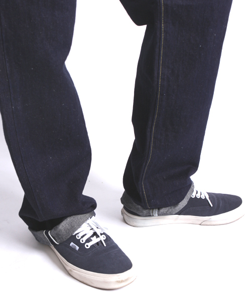 Denime（ドゥニーム）の「【Made in Japan】LINEN MIX 5P DENIM PANTS/リネンワイドデニムパンツ（デニムパンツ・メンズ・インディゴブルー・LARGE/MEDIUM/SMALL）」の6枚目の写真