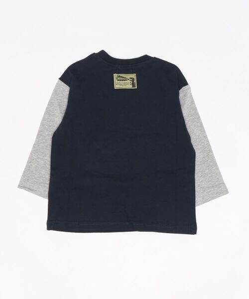 kladskap(クレードスコープ)の「アウトドアザウルス長袖Tシャツ(Tシャツ/カットソー・キッズ・オフホワイト/ネイビー・120cm/80cm/110cm/100cm/130cm/90cm)」の9枚目の写真