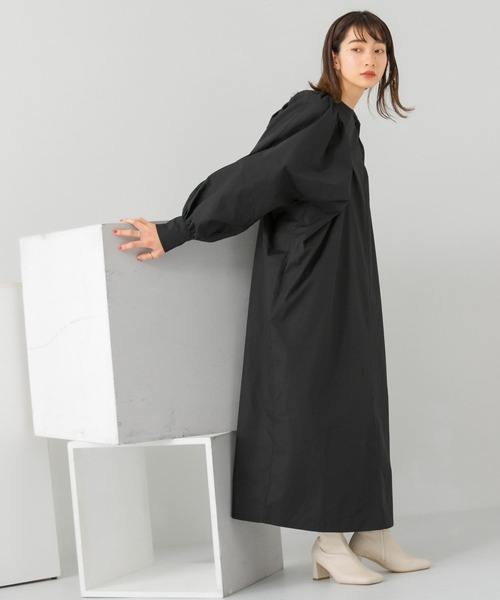 KBF（ケイビーエフ）の「ギャザーボリュームワンピース（ワンピース・レディース・オフホワイト/ベージュ/ブラック・ONE）」の13枚目の写真