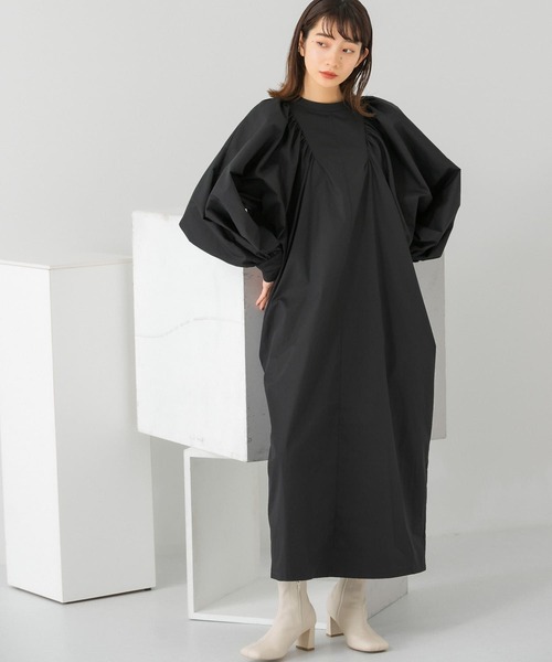 KBF（ケイビーエフ）の「ギャザーボリュームワンピース（ワンピース・レディース・オフホワイト/ベージュ/ブラック・ONE）」の15枚目の写真