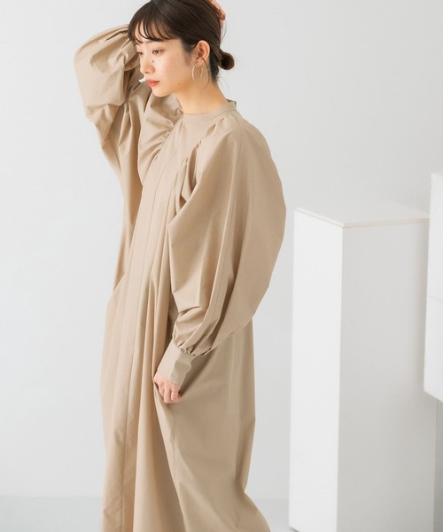 KBF（ケイビーエフ）の「ギャザーボリュームワンピース（ワンピース・レディース・オフホワイト/ベージュ/ブラック・ONE）」の21枚目の写真
