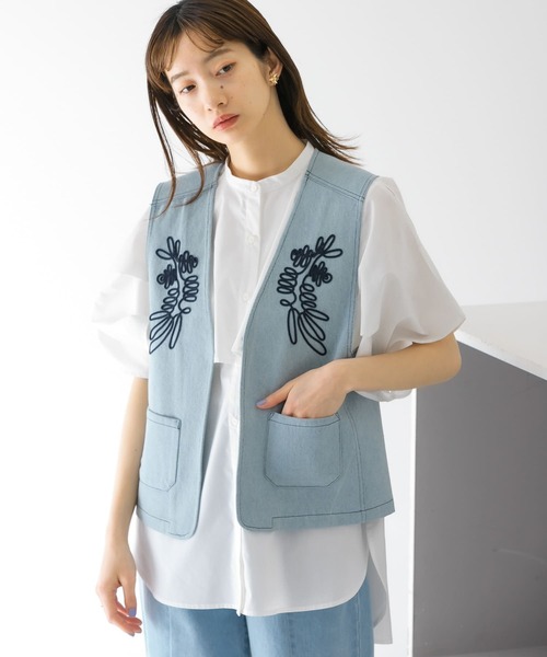 モンキーガール45R 玉手箱刺繍ベスト USA製GWRRA刺繍デニムベストHONDAバイカーズXXLボタン開閉F729 - メルカリ