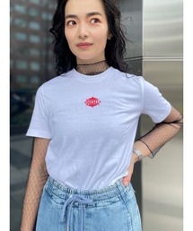 DIESEL | レディース Tシャツ 半袖 クルーネック レギュラーフィット ロゴ(Tシャツ/カットソー)