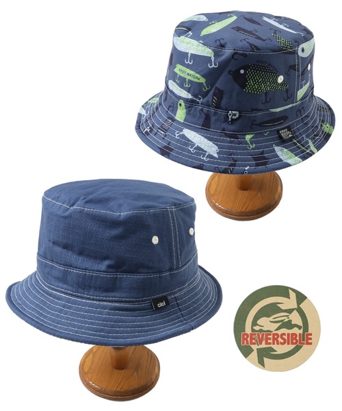 KRIFF MAYER（クリフメイヤー）の「ClefコラボRevバケットHAT（ハット・メンズ・ブラック/ベージュ/ブルー・FREE）」の12枚目の写真