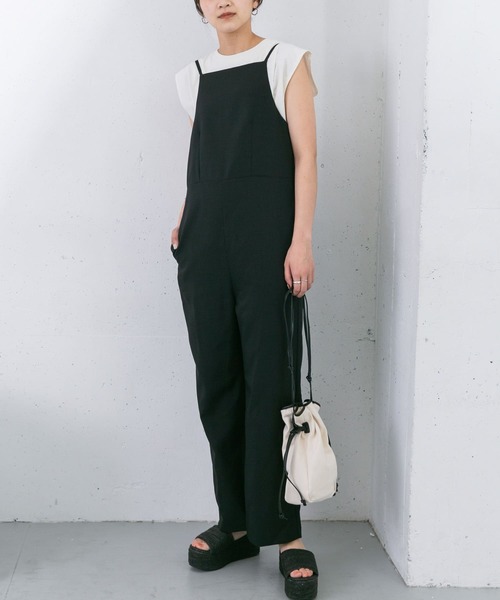 KBF（ケイビーエフ）の「BACKリボンサロペット（サロペット/オーバーオール・レディース・ブラック/ブラウン系その他/ベージュ系その他・ONE）」の10枚目の写真