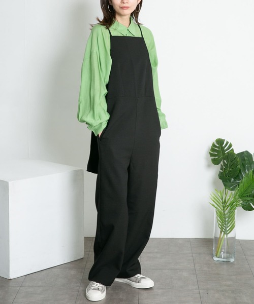 KBF（ケイビーエフ）の「BACKリボンサロペット（サロペット/オーバーオール・レディース・ブラック/ブラウン系その他/ベージュ系その他・ONE）」の15枚目の写真