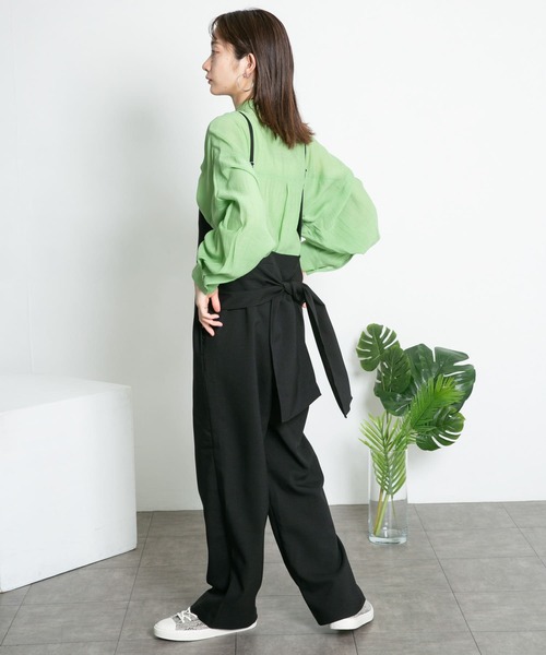 KBF（ケイビーエフ）の「BACKリボンサロペット（サロペット/オーバーオール・レディース・ブラック/ブラウン系その他/ベージュ系その他・ONE）」の18枚目の写真