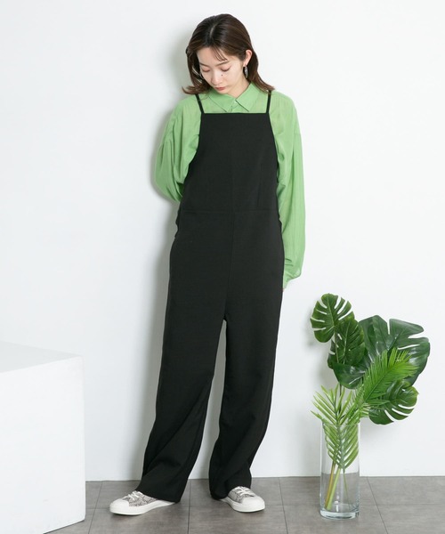 KBF（ケイビーエフ）の「BACKリボンサロペット（サロペット/オーバーオール・レディース・ブラック/ブラウン系その他/ベージュ系その他・ONE）」の22枚目の写真