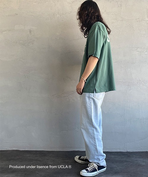 UCLA/ユーシーエルエー] フロッキープリント ビッグシルエットT