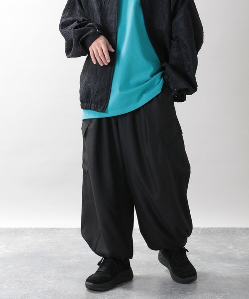 RAGEBLUE(レイジブルー)の「ライトPEツイル/ワイドバルーンカーゴパンツ(カーゴパンツ・メンズ・ホワイト/ブラック/グレー・MEDIUM/LARGE)」の17枚目の写真