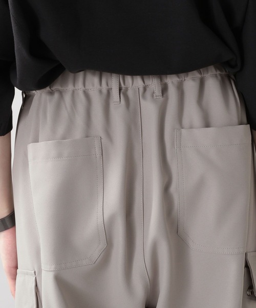 RAGEBLUE(レイジブルー)の「ライトPEツイル/ワイドバルーンカーゴパンツ(カーゴパンツ・メンズ・ホワイト/ブラック/グレー・MEDIUM/LARGE)」の6枚目の写真