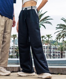 atmos pink | atmos pink 配色オーバーサイズスウェットパンツ(スウェットパンツ)