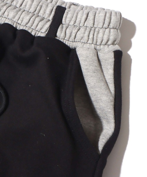 atmos pink(アトモスピンク)の「atmos pink 配色オーバーサイズスウェットパンツ(スウェットパンツ・レディース・ブラック/グレー/カーキ・FREE)」の11枚目の写真