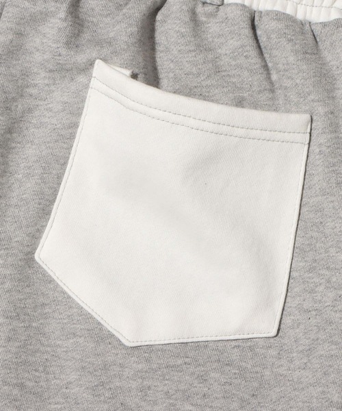 atmos pink(アトモスピンク)の「atmos pink 配色オーバーサイズスウェットパンツ(スウェットパンツ・レディース・ブラック/グレー/カーキ・FREE)」の18枚目の写真