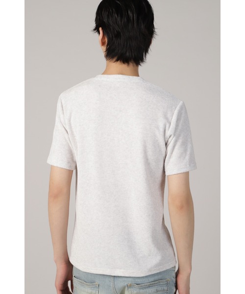 HIGH STREET(ハイストリート)の「HIGH STREET∴Izmir Cottonパイル半袖Vネック(Tシャツ/カットソー・メンズ・ブルー・M/L/LL)」の11枚目の写真