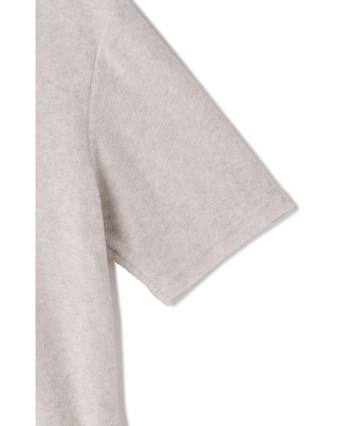 HIGH STREET(ハイストリート)の「HIGH STREET∴Izmir Cottonパイル半袖Vネック(Tシャツ/カットソー・メンズ・ブルー・M/L/LL)」の6枚目の写真