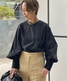 AP STUDIO | SCENTOF ブロードクルーネックブラウス(シャツ/ブラウス)