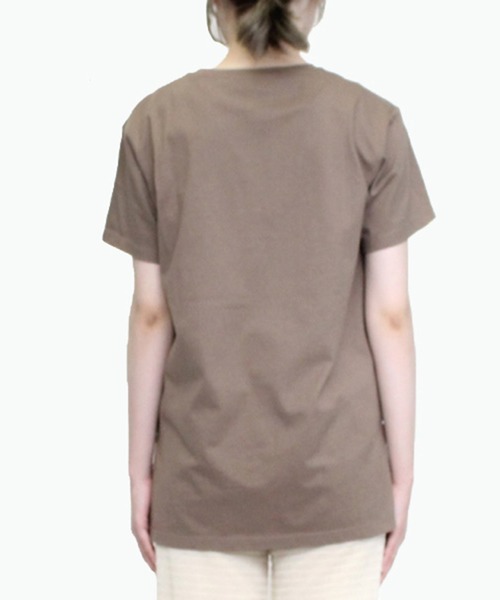 STYLEBLOCK(スタイルブロック)の「CPB天竺Tシャツ(Tシャツ/カットソー・レディース・モカ/ライトベージュ/オフホワイト/オリーブ/ブラック・M)」の10枚目の写真
