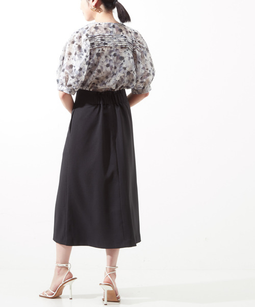 Tiara（ティアラ）の「タックラインスカート（スカート・レディース・モカ/ブルー/ブラック・S/M）」の13枚目の写真