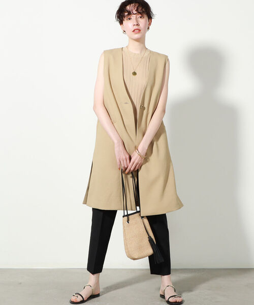 NOLLEY’S（ノーリーズ）の「ウォッシャブルイージースリムパンツ（その他パンツ・レディース・ブラック/グレイッシュベージュ/グレイッシュブルー/ピンク/ブルー・38/36/34）」の13枚目の写真