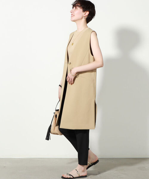 NOLLEY’S（ノーリーズ）の「ウォッシャブルイージースリムパンツ（その他パンツ・レディース・ブラック/グレイッシュベージュ/グレイッシュブルー/ピンク/ブルー・38/36/34）」の22枚目の写真