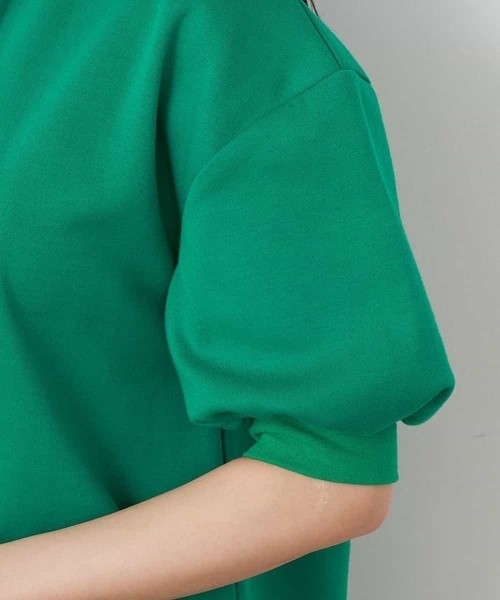 A de a.v.v（アードアー・ヴェ・ヴェ）の「［SET UP対応］バックカレッジロゴ刺繍入りスウェット（Tシャツ/カットソー・レディース・グリーン/ホワイト/ブラック・SMALL/MEDIUM）」の15枚目の写真