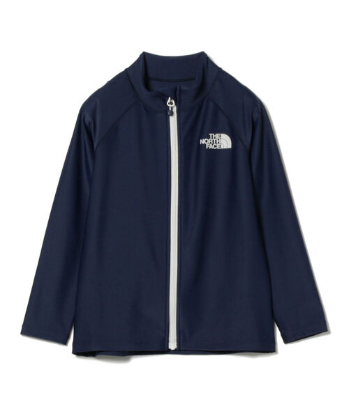 こども ビームス（コドモビームス）の「THE NORTH FACE / ロングスリーブ サンシェイド フルジップ ジャケット 22（110～150cm）（ラッシュガード・キッズ・ネイビー/オフホワイト・110/120/130/140/150）」の2枚目の写真