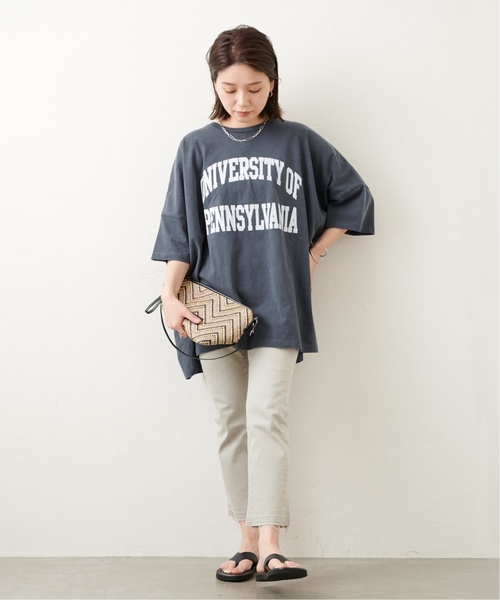 ジャーナルスタンダード　カレッジロゴビッグTシャツ　新品タグ付き 追加2》カレッジロゴビッグTシャツ（Tシャツ/カットソー