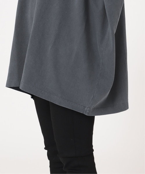 JOURNAL STANDARD(ジャーナルスタンダード)の「《追加2》カレッジロゴビッグTシャツ(Tシャツ/カットソー・レディース・グリーン/ネイビー/ホワイト・FREE)」の6枚目の写真