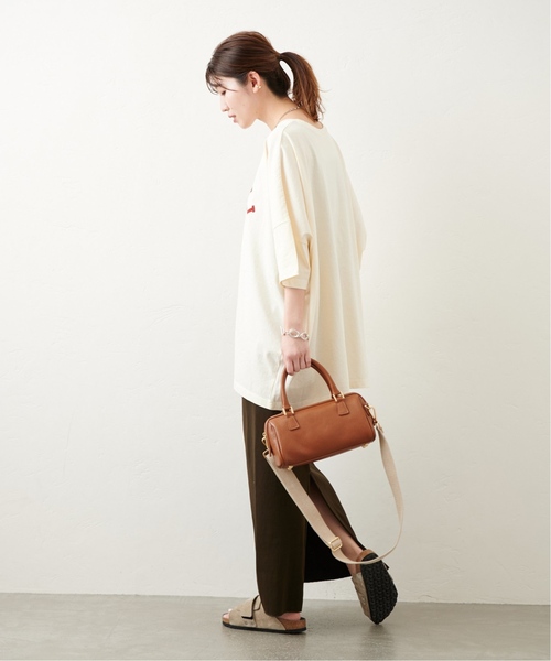 JOURNAL STANDARD(ジャーナルスタンダード)の「《追加2》カレッジロゴビッグTシャツ(Tシャツ/カットソー・レディース・グリーン/ネイビー/ホワイト・FREE)」の16枚目の写真