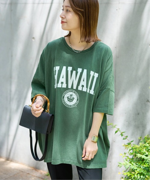 ジャーナルスタンダード　カレッジロゴビッグTシャツ　新品タグ付き 追加2》カレッジロゴビッグTシャツ（Tシャツ/カットソー