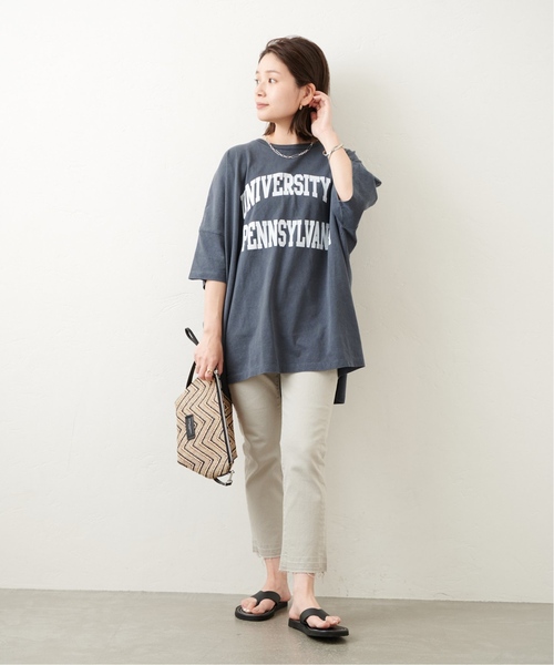 ジャーナルスタンダード　カレッジロゴビッグTシャツ　新品タグ付き 追加2》カレッジロゴビッグTシャツ（Tシャツ/カットソー