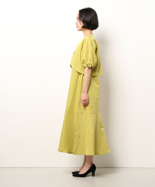 ehka sopo（エヘカソポ）の「ブラウスセットワンピース（ワンピース・レディース・ブラック/カーキ/グリーン・ﾌﾘ-）」の5枚目の写真