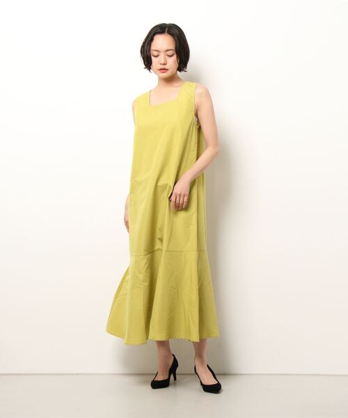 ehka sopo（エヘカソポ）の「ブラウスセットワンピース（ワンピース・レディース・ブラック/カーキ/グリーン・ﾌﾘ-）」の6枚目の写真