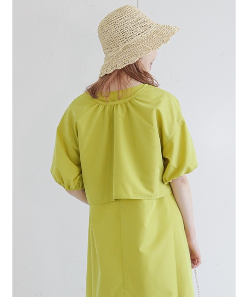 ehka sopo（エヘカソポ）の「ブラウスセットワンピース（ワンピース・レディース・ブラック/カーキ/グリーン・ﾌﾘ-）」の17枚目の写真