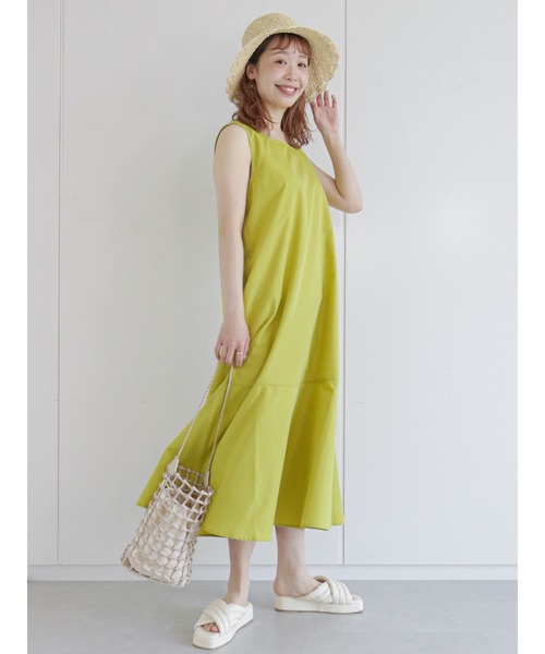 ehka sopo（エヘカソポ）の「ブラウスセットワンピース（ワンピース・レディース・ブラック/カーキ/グリーン・ﾌﾘ-）」の19枚目の写真