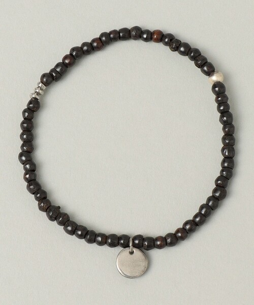 SHIPS（シップス）の「SHIPS: ホーン ビーズ ブレスレット（ブレスレット・メンズ・ブラック/ナチュラル/ブルー・ONE SIZE）」の7枚目の写真