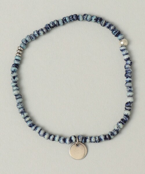 SHIPS（シップス）の「SHIPS: ホーン ビーズ ブレスレット（ブレスレット・メンズ・ブラック/ナチュラル/ブルー・ONE SIZE）」の8枚目の写真