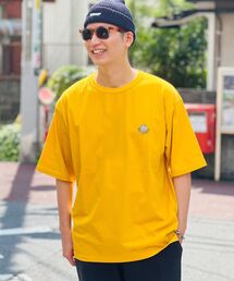 【 NAVAL × KRAP 】ワンポイント刺繍 バック プリント Tシャツ 【WEB限定】