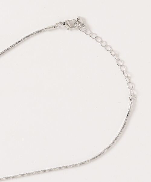 AS KNOW AS plus（アズノゥアズプラス）の「●ガラスハート スネークチェーンネックレス（ネックレス・レディース・ホワイト系その他/ブラウン系その他/グリーン系その他・FREE）」の11枚目の写真