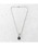 PR01.is[A[j́uBLACK TRIANGLE DESIGN PADLOCK & chain bits short necklaceilbNXjvbVo[
