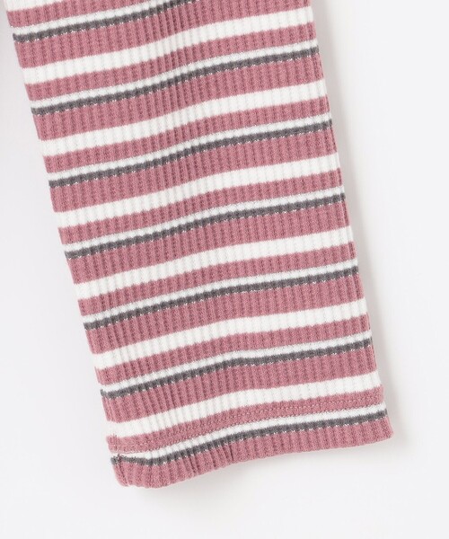 ANY SIS（エニィスィス）の「【前後着用可】マルチボーダー2WAYテレコ カットソー（Tシャツ/カットソー・レディース・モスグリーン系2/ネイビー系2/ピンク系2・2）」の14枚目の写真