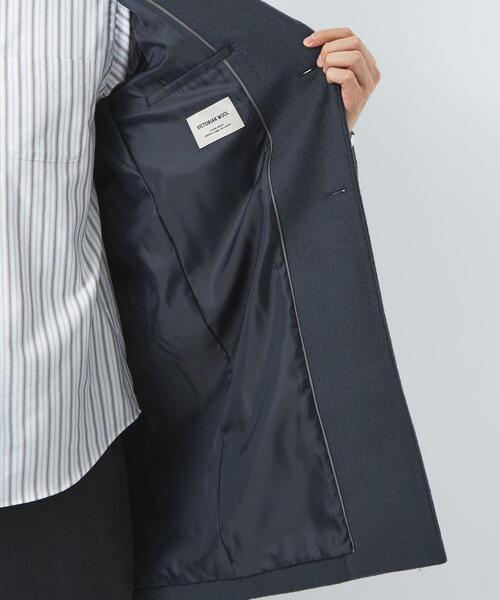 green label relaxing(グリーンレーベルリラクシング)の「S100 ヴィクトリアンウール チェスターコート(チェスターコート・メンズ・ダークグレー/コバルトブルー/ネイビー・XS/S/M/L/XL)」の15枚目の写真