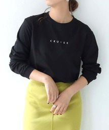 HER CLOSET（ハークローゼット）の「【shemoshelly】WEB限定 cruise長袖ロゴロンT（Tシャツ/カットソー）」