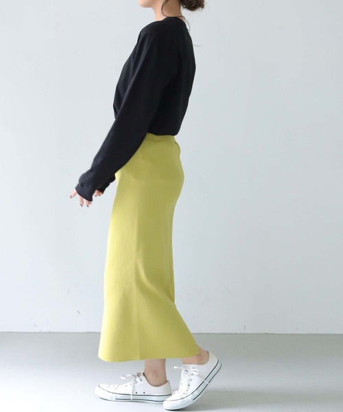 HER CLOSET（ハークローゼット）の「【shemoshelly】WEB限定 cruise長袖ロゴロンT（Tシャツ/カットソー・レディース・ホワイト/ブラック・S/M/L）」の6枚目の写真