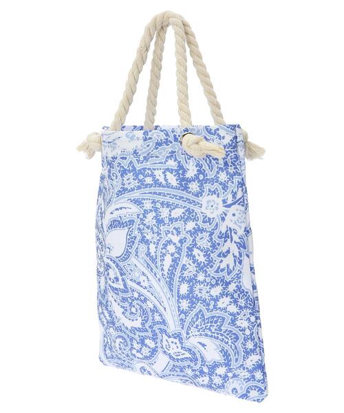 AMERICAN HOLIC（アメリカンホリック）の「ペイズリー柄ロープバッグ（ハンドバッグ・レディース・ブルー/イエロー・FREE）」の17枚目の写真