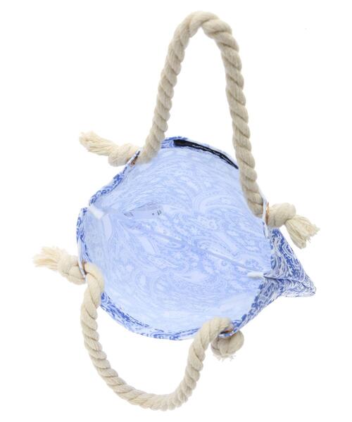 AMERICAN HOLIC（アメリカンホリック）の「ペイズリー柄ロープバッグ（ハンドバッグ・レディース・ブルー/イエロー・FREE）」の13枚目の写真