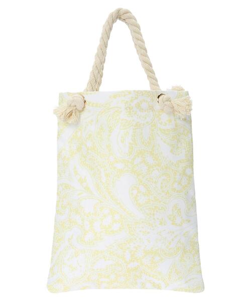AMERICAN HOLIC（アメリカンホリック）の「ペイズリー柄ロープバッグ（ハンドバッグ・レディース・ブルー/イエロー・FREE）」の12枚目の写真