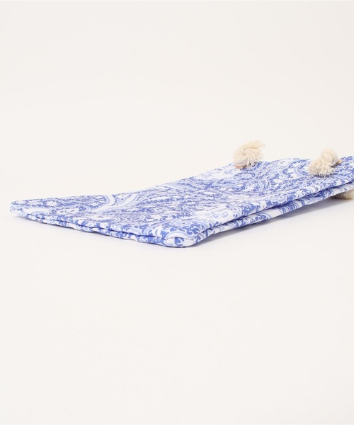 AMERICAN HOLIC（アメリカンホリック）の「ペイズリー柄ロープバッグ（ハンドバッグ・レディース・ブルー/イエロー・FREE）」の6枚目の写真