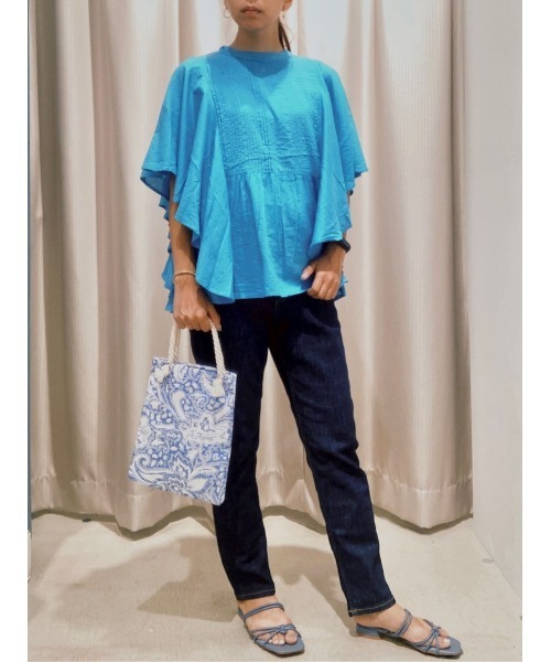 AMERICAN HOLIC（アメリカンホリック）の「ペイズリー柄ロープバッグ（ハンドバッグ・レディース・ブルー/イエロー・FREE）」の20枚目の写真